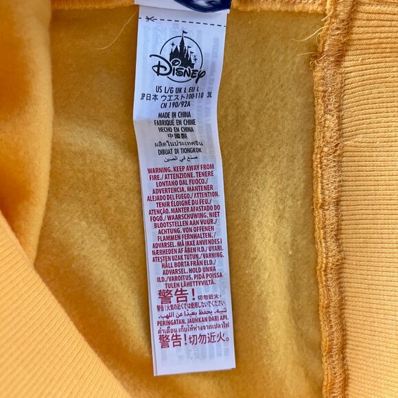 NWT Disney World 50th Anniversary 1st Vault Collection Yellow Joggers - L - Picture 9 of 12